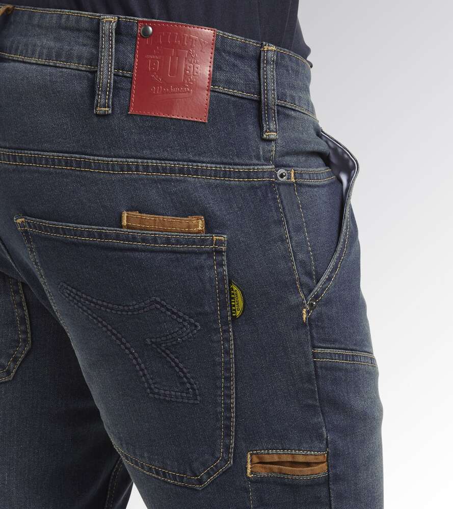 Image du produit PANTALON DENIM T.34 STONE PLUS BLEU DELAVE