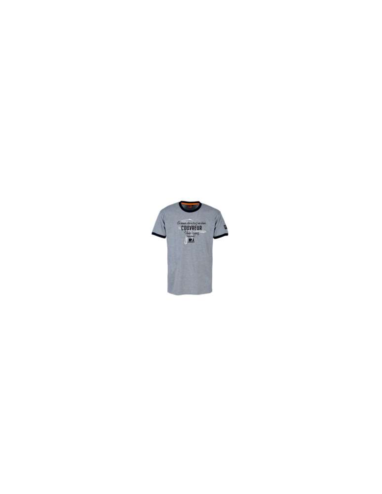 Image du produit TEE-SHIRT COUVREUR GRIS CHINÉ T. M - 11533-002