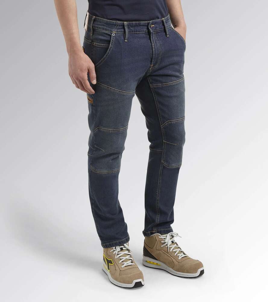 Image du produit PANTALON DENIM T.36 STONE PLUS BLEU DELAVE