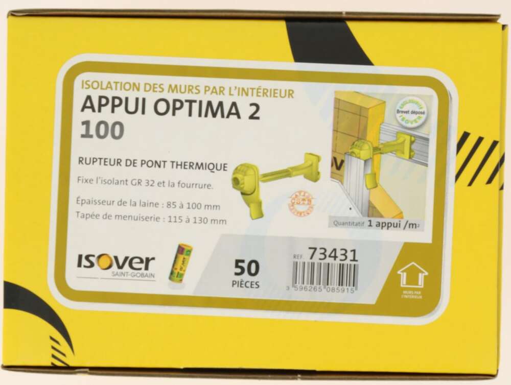 Image du produit APPUI OPTIMA 2 100" - BTE DE 50 PCES