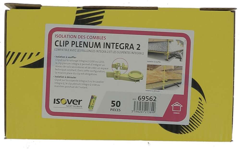 Image du produit CLIP PLENUM INTEGRA 2 - BTE DE 50 PCES