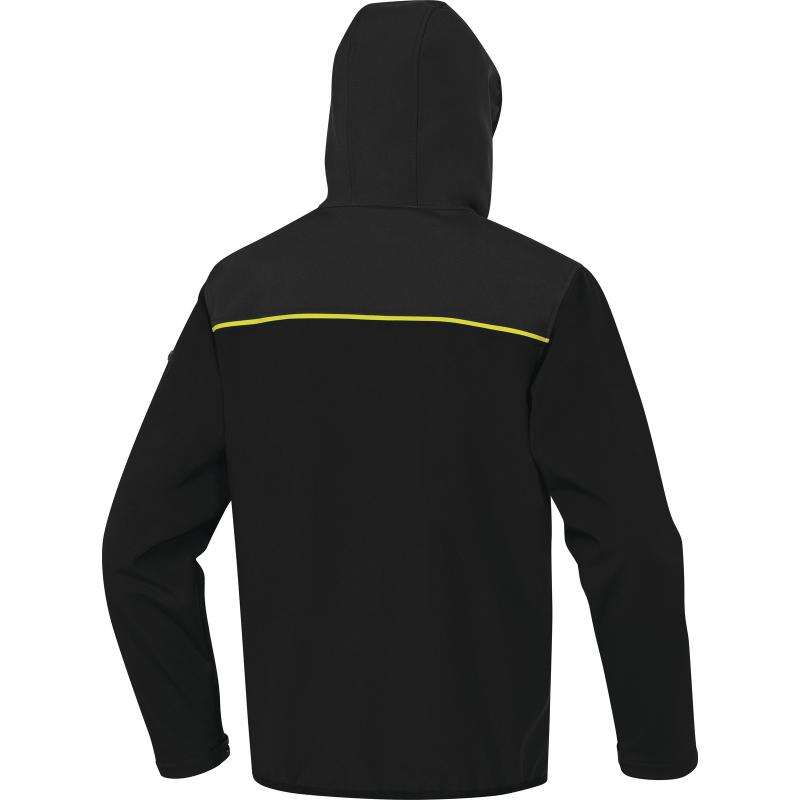 Image du produit VESTE SOFTSHELL NOIR-JAUNE T. M - HORTEN2