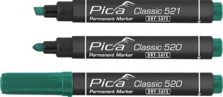 Image du produit MARKER PERMANENT PICA-CLASSIC OGIVE VERT (520/36)