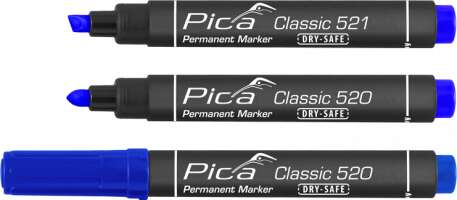 Image du produit MARKER PERMANENT PICA-CLASSIC OGIVE BLEU (520/41)