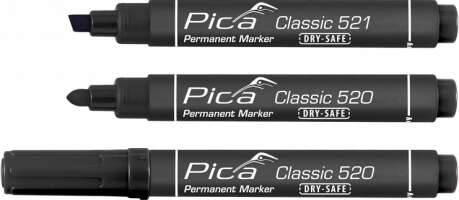 Image du produit MARKER PERMANENT PICA-CLASSIC OGIVE NOIR (520/46)