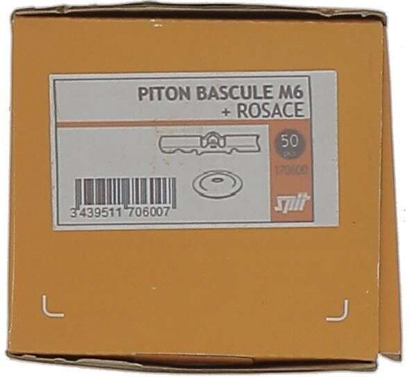 Image du produit PITON BASCULE 6 + ROSACE - BTE 50