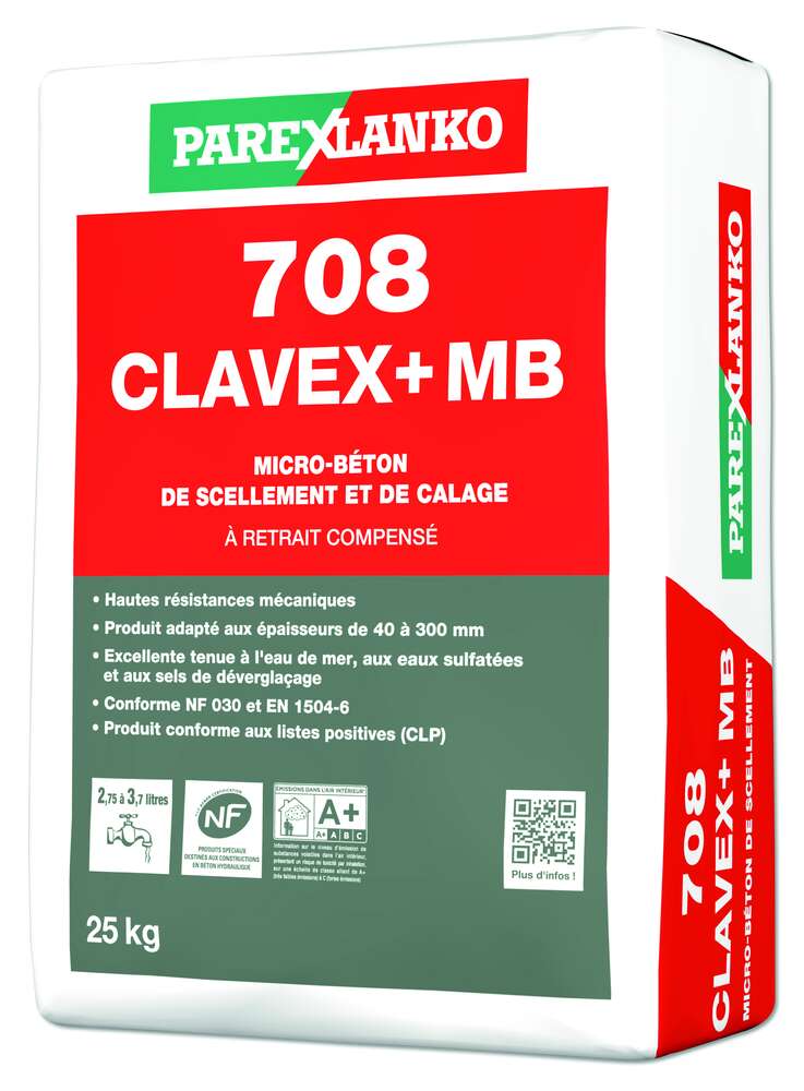 Image du produit LANKO 708 CLAVEX PLUS MB - SAC 25KG