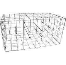 Image du produit GABION 200X50X100 MAILLE 10X5CM Ø4,5MM GALVANISE MONTAGE SPIRALES