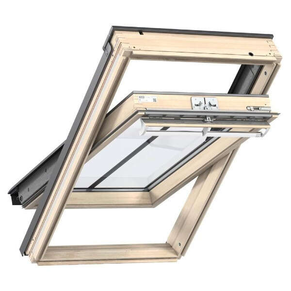 Image du produit VELUX CLEARFINISH - GGL MK04 3057 - 78X98 - FENETRE ROTATION TOUT CONFORT BOIS VERNI