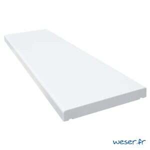 Image du produit CHAPERON PIERRE LISSE PLAT 1ML - 99X30 BLANC