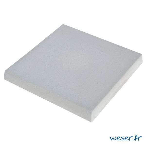 Image du produit CHAPEAU PILIER PIERRE LISSE PLAT 40X40 GRIS