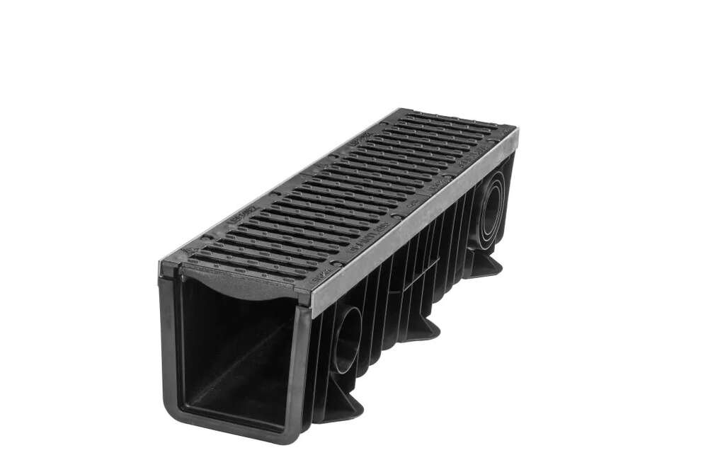 Image du produit CANIVEAU DRAINYL PRO 200 + 2 GRILLES FONTE C250 - 1ML