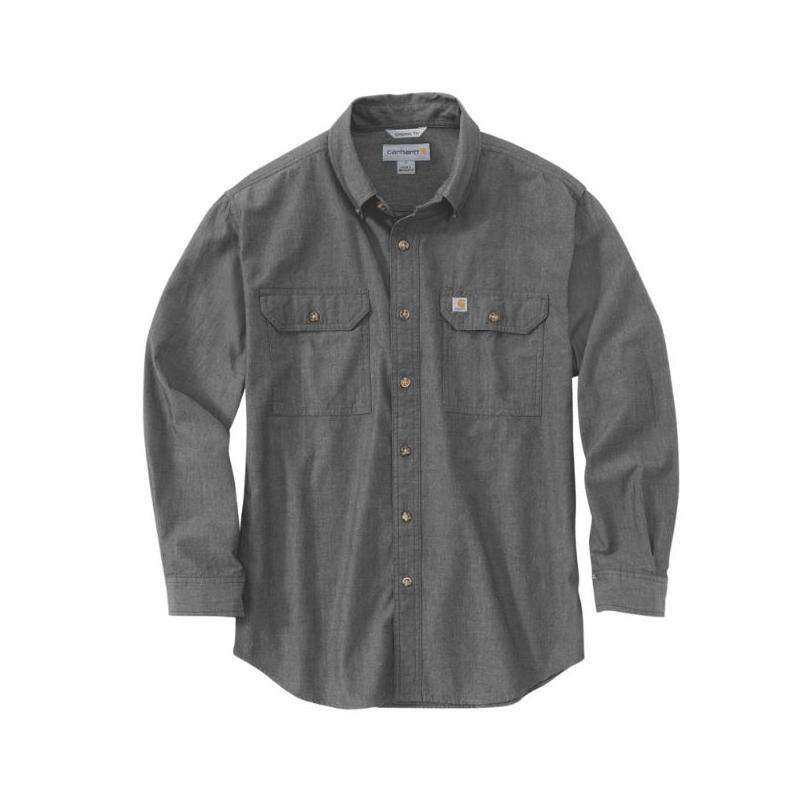 Image du produit CHEMISE MANCHES LONGUES 256 GRIS FONCE 104368 CHAMBRAY LS