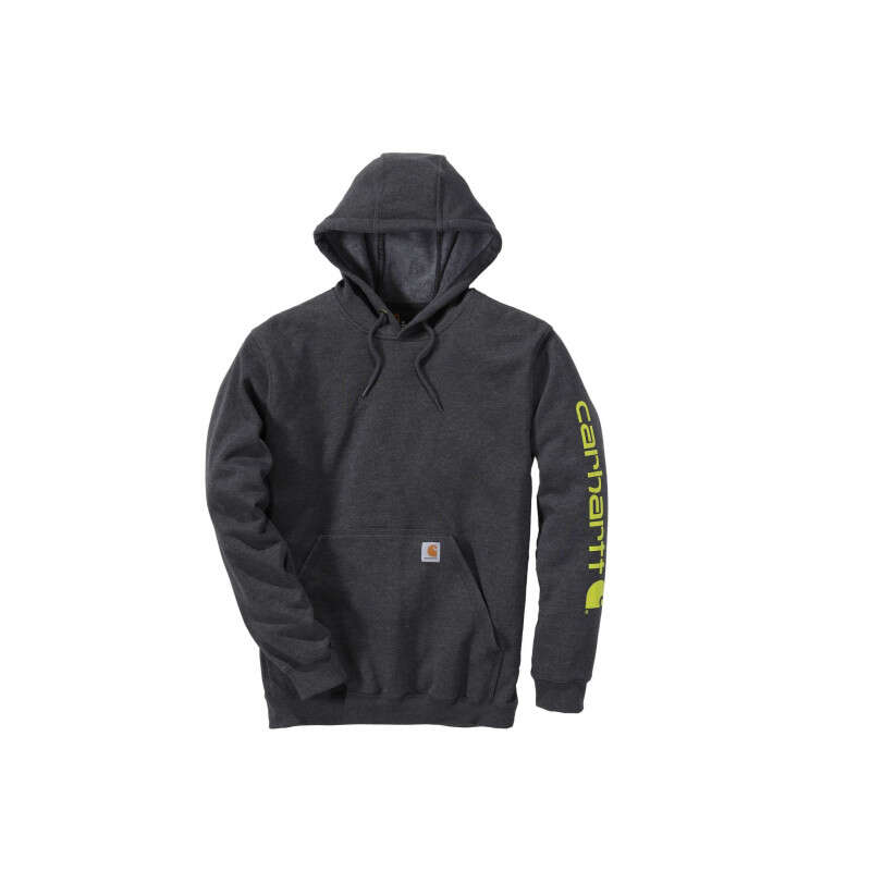 Image du produit SWEAT A CAPUCHE E26 GRIS FONCE LOGO MANCHE K288 HOODED