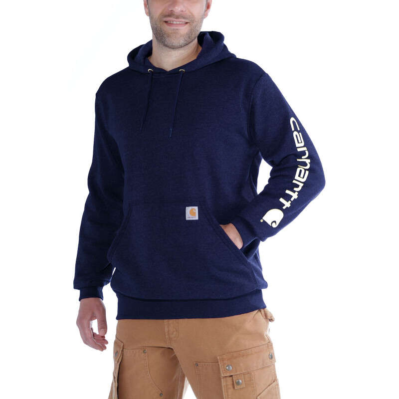 Image du produit SWEAT A CAPUCHE 472 BLEU MARINE LOGO MANCHE K288 HOODED