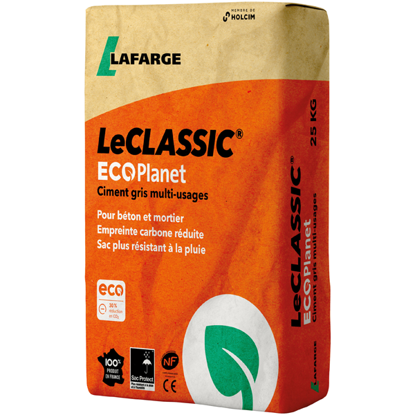 Image du produit LAFARGE CIMENT CLASSIC ECOPLANET CE NF 32,5R - SAC 35KG RF