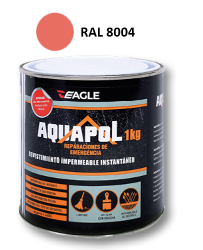 Image du produit AQUAPOL ROUGE - BIDON DE 1KG  (0,5-1 M²)