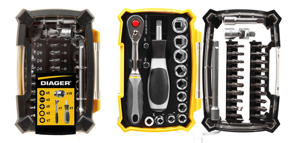 Image du produit COFFRET VISSAGE 38PCS EMBOUTS 25MM + DOUILLES