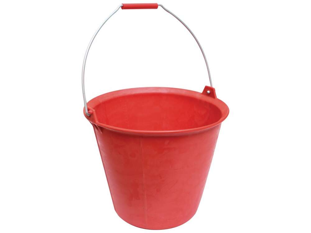 Image du produit SEAU PRO ROUGE 13 LITRES A POIGNEE ET ERGOTS ANSE 5,3 MM