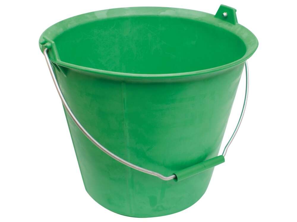 Image du produit SEAU PRO VERT 13 LITRES A POIGNEE ET ERGOTS ANSE 5,3 MM