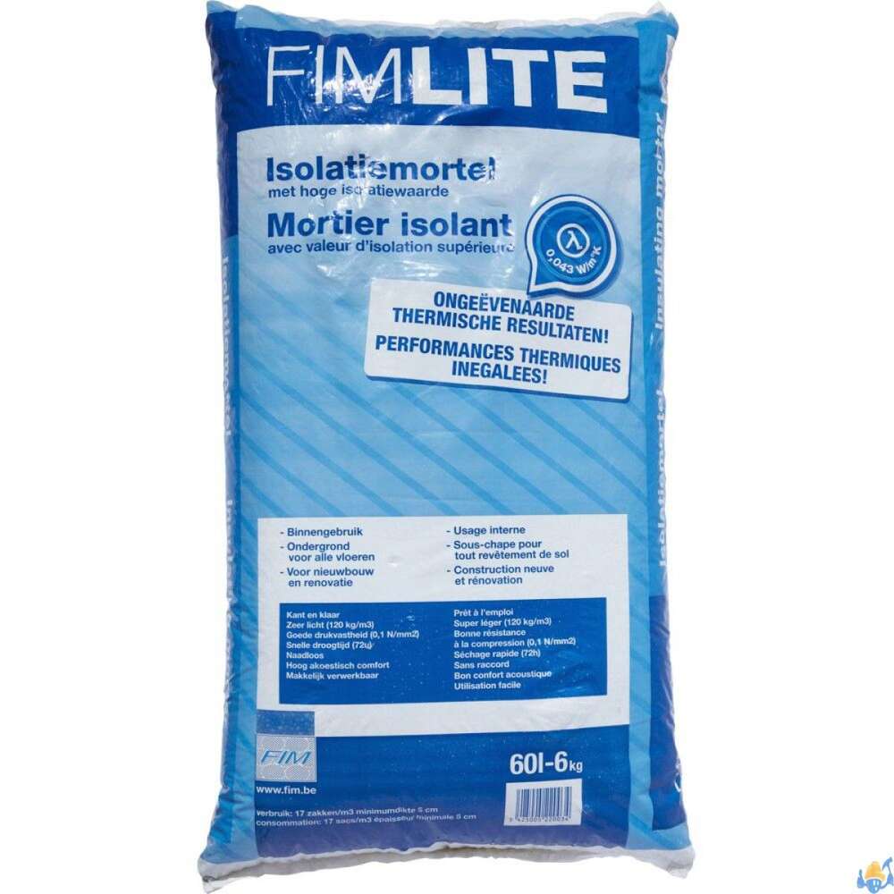 Image du produit MORTIER ISOLANT FIM LITE - SAC 7 KG