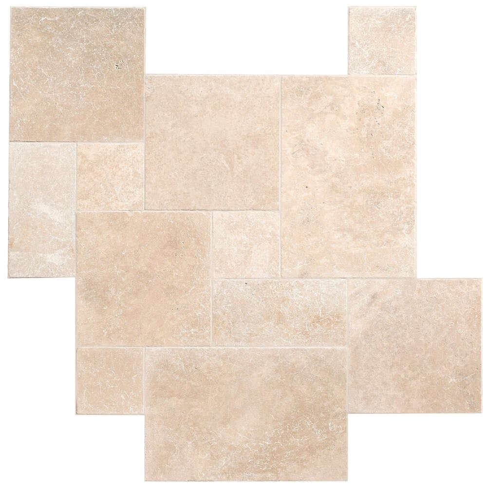 Image du produit DALLE TRAVERTIN LIGHT MIX T/C 61X40,6X3