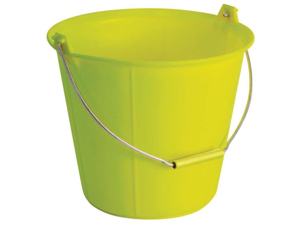 Image du produit SEAU PRO FLUO JAUNE 13 LITRES POIGNEE+ ERGOTS ANSE 5,3MM