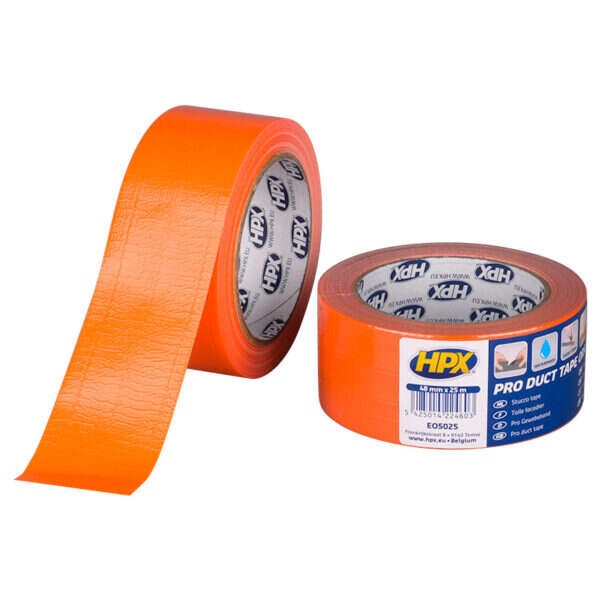 Image du produit TOILE LAMIN&Eacute;E ADH&Eacute;SIVE ORANGE PRO 48MM X 25M