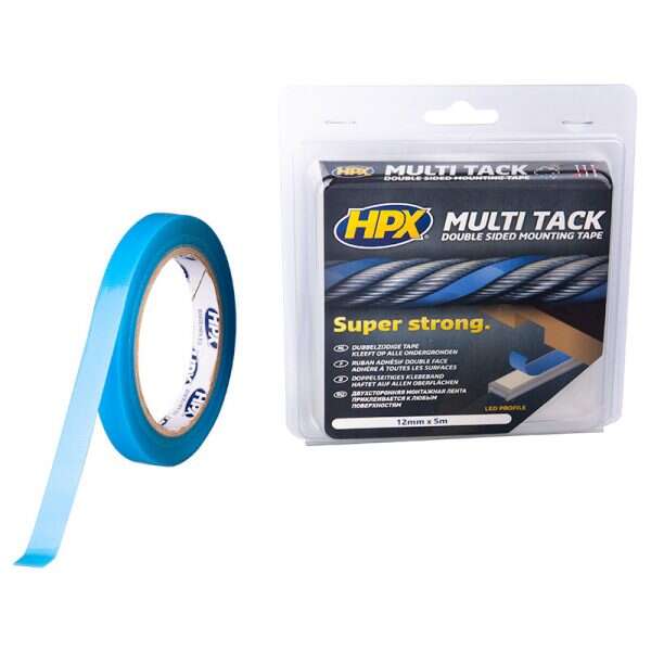 Image du produit RUBAN DOUBLE FACE MULTI-TACK - SEMI-TRANSPARENT 12MM X 5M