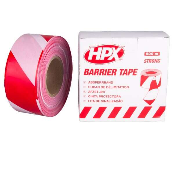 Image du produit RUBAN DE DELIMITATION - BLANC/ROUGE 70MM X 500M