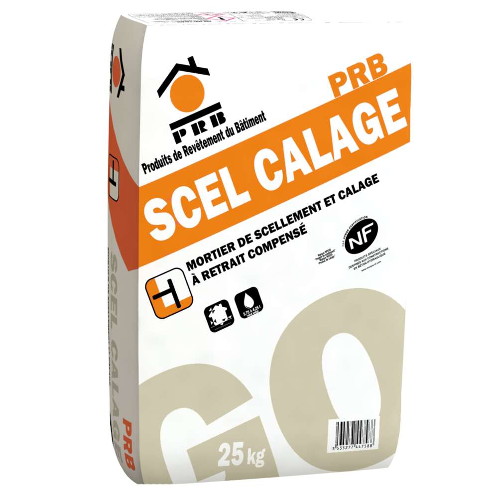 Image du produit PRB SCEL CALAGE MORTIER SCELLEMENT ET CALAGE - SAC DE 25KG