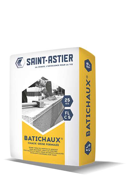 Image du produit ASTIER CHAUX GRISE BATICHAUX - SAC 25 KG