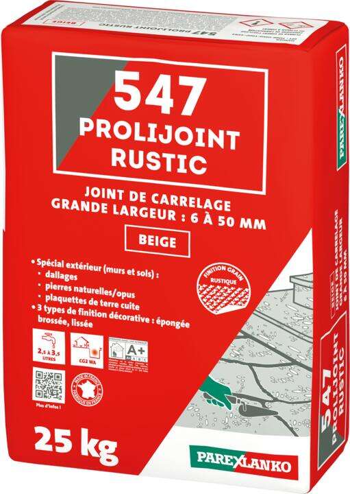 Image du produit LANKO 547 PROLIJOINT RUSTIC GRIS - SAC 25 KG
