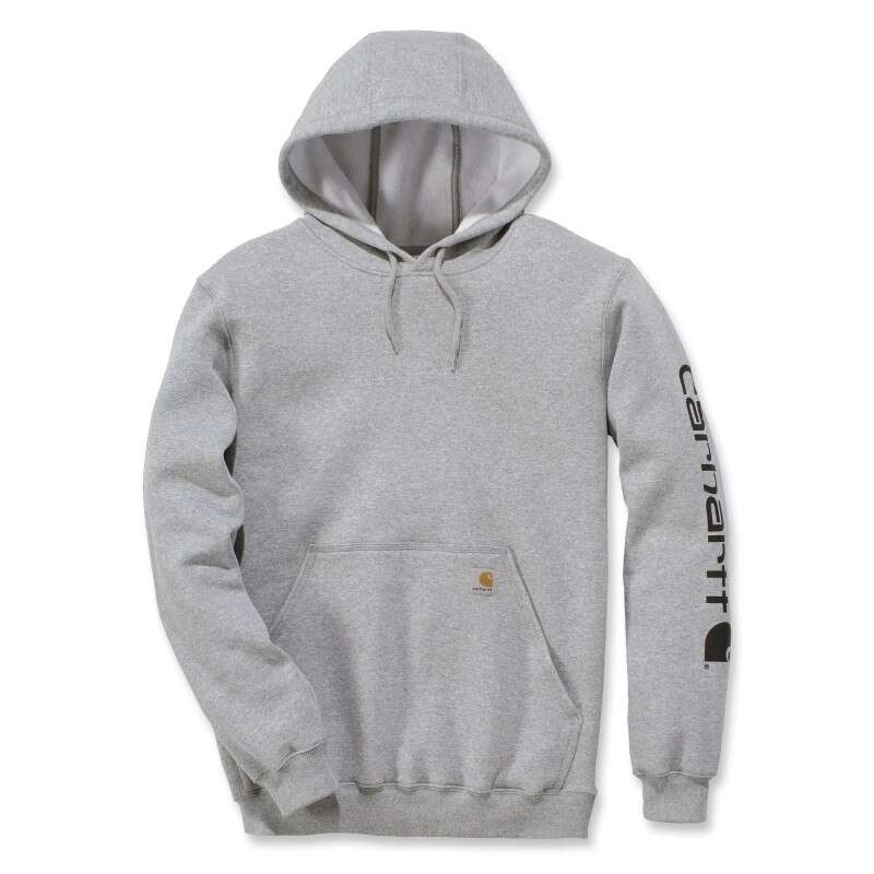Image du produit SWEAT A CAPUCHE E20 GRIS CLAIR LOGO MANCHE K288 HOODED