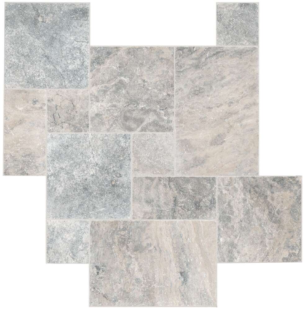 Image du produit DALLE TRAVERTIN SILVER OP4 T/C 61X40,6X3