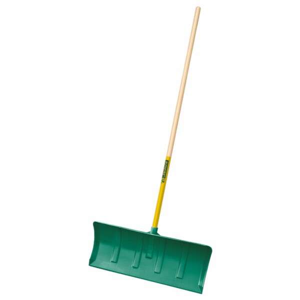 Image du produit POUSSOIR POLYMERE VERT MANCHE BOIS CERTIFIE PEFC 100%