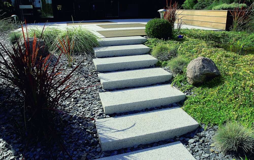 Image du produit TOCANO BLOC-MARCHE 120X40X14 NR.153 GRANIT BLANC GRENAILLEE CLEAN TOP