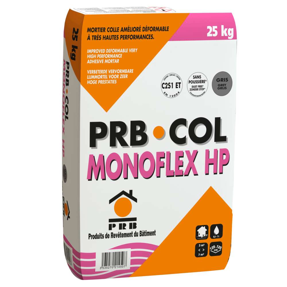 Image du produit PRB COL MONOFLEX HP GRIS - SAC DE 25 KG