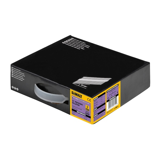 Image du produit POINTES 2.8 x 50MM EN BANDE PAPIER 33&deg; CRANTEES ELECTRO-ZINGUEES - 2200 PTES