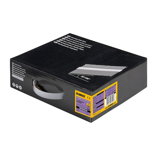 Image du produit POINTES 2.8 x 75MM EN BANDE PAPIER 33&deg; CRANTEES  ELECTRO-ZINGUEES - 2200 PTES