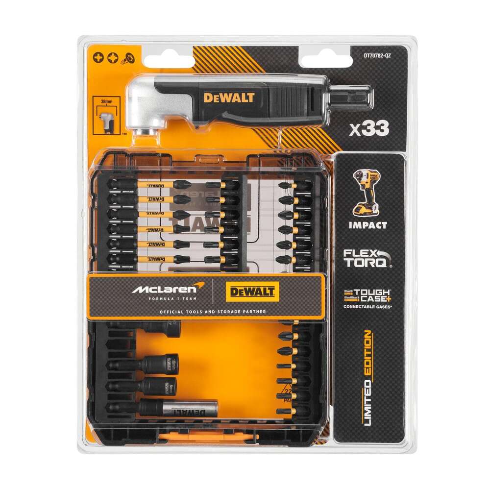 Image du produit COFFRET D&rsquo;EMBOUTS 33 PCS AVEC RENVOI D&rsquo;ANGLE - &Eacute;DITION LIMIT&Eacute;E MCLAREN