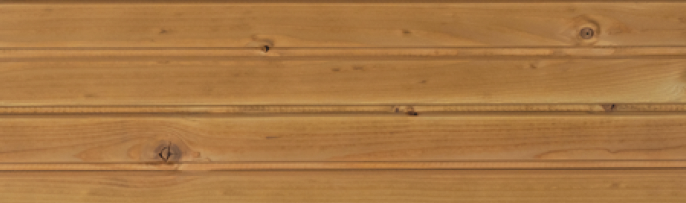 Image du produit LAME DE BARDAGE 26 X 125 -CORNETTES DE BISE- DOUGLAS RABOTE PROFIL FAUX CLAIRE-VOIE - SATUREE LANICOLOR 44 TON BOIS