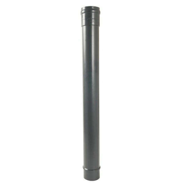 Image du produit DAUPHIN ACIER LAQUE &Oslash;100 DROIT HT. 1.00ML - RAL 7016 GRIS ANTHRACITE