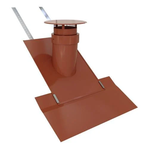 Image du produit SORTIE DE TOIT VENTILATION ROUGE BRIQUE VENTELIA 15-25&deg; UNIVERS.TUILE