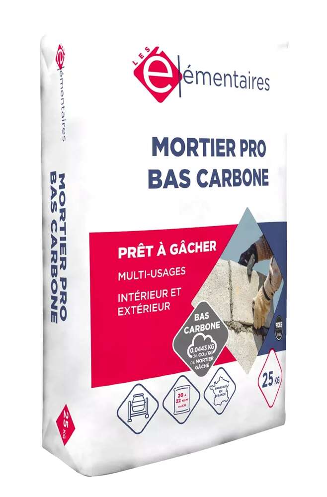 Image du produit MORTIER PRO BAS CARBONE 25 KG
