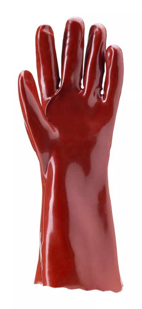 Image du produit GANTS ROUGE EUROCHEM 3636 ENDUIT PVC ACTIFRESH 35 CM