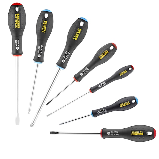 Image du produit TOURNEVIS ELECTRICIEN + MECANICIEN + POZI - JEU DE 7PCS FATMAX