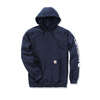 Image du produit SWEAT A CAPUCHE 472 BLEU MARINE LOGO MANCHE K288 HOODED