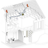 Image du produit SORTIE DE TOIT VENTILATION ROUGE BRIQUE VENTELIA 15-25&deg; UNIVERS.TUILE