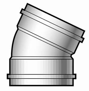 Image produit PVC A JOINT Ø 125 COUDE MF 15°